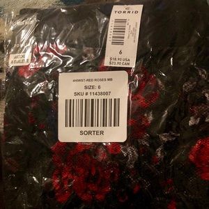 Torrid Black Lace underwear